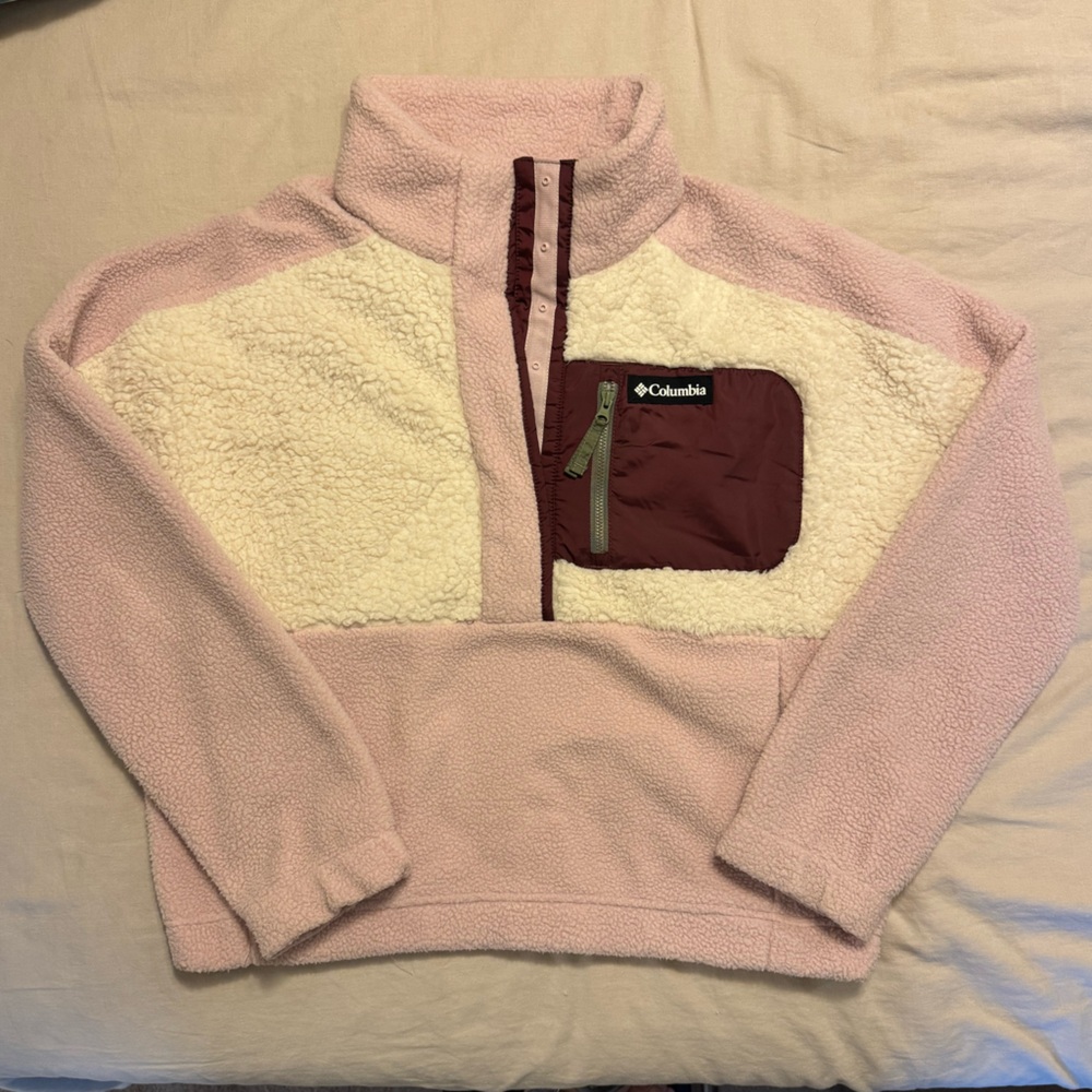 Columbia Lodge Sherpa Pullover - size L